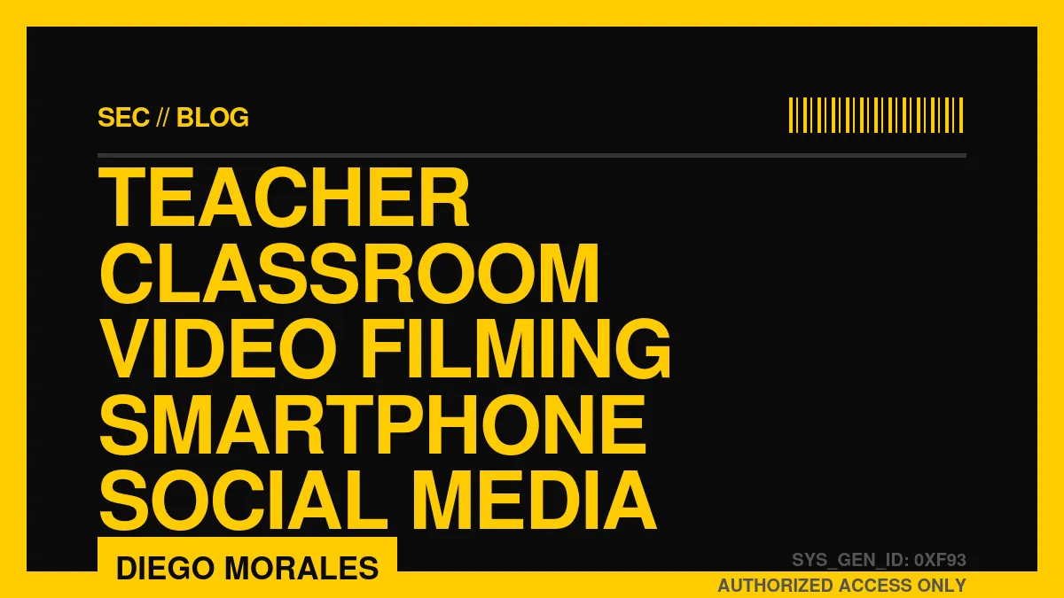 Teacher Video Ethics and Student Privacy: What You Must Know